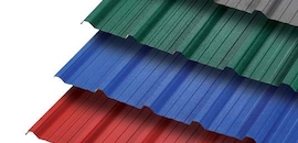 mm Thick 14 ft X ft GI Profile Roofing Sheet Blue