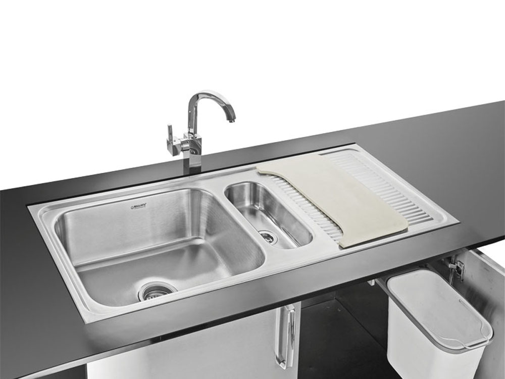 Franke Flash Reversible Stainless Steel Kitchen Sink Drainer Bowl