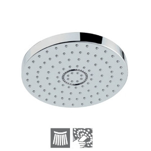 180mm Dia. Overhead Shower with Rubit Cleaning System in Round Shape OHS-CHR-1755