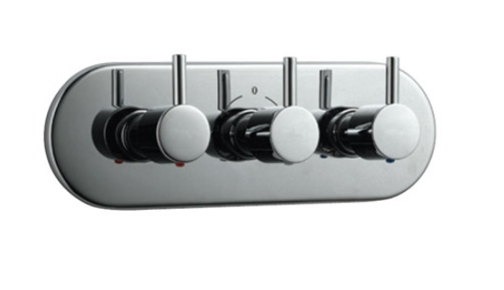 4-Way Diverter for Concealed Set with Hot and Cold Concealed Stop Cock FLR-5427N