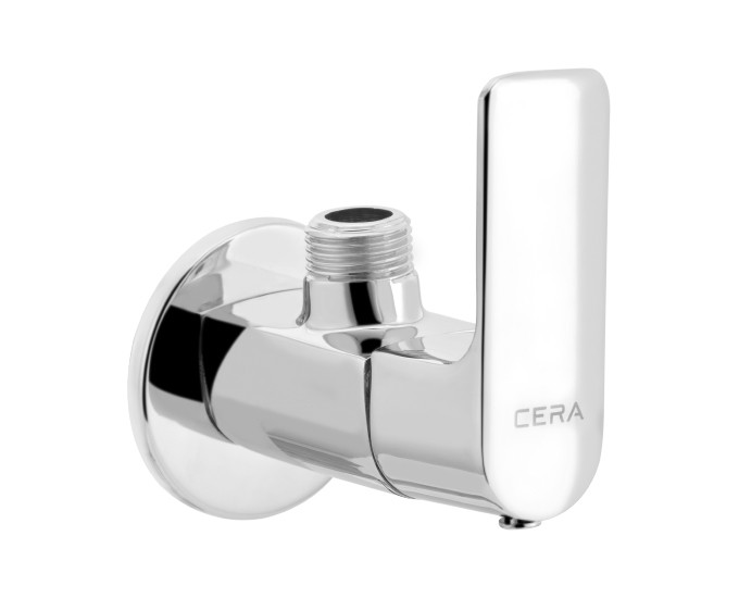 Angle Cock with Wall Flange Chrome Finish F1016201