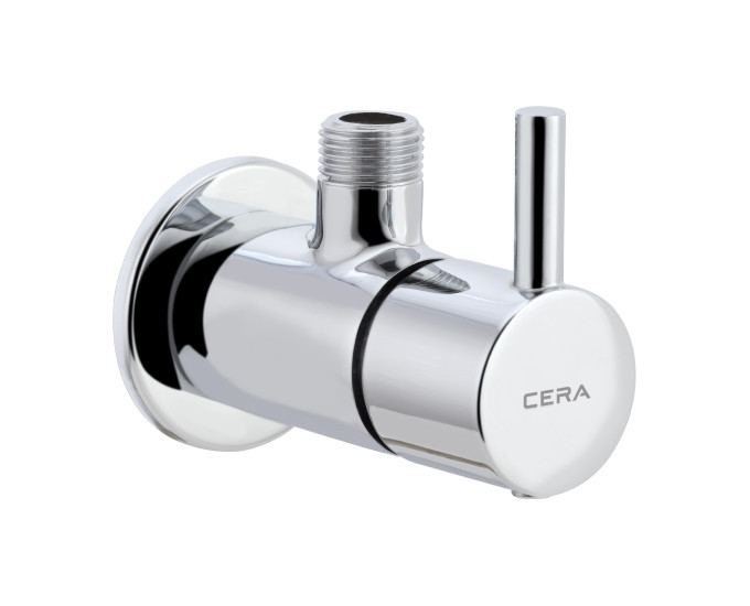 Angle Cock with Wall Flange Chrome Finish F2013201