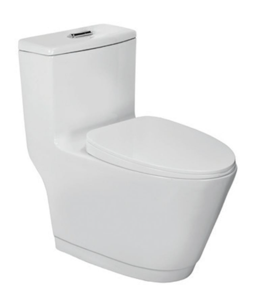 Single Piece Water Closet 390x710x720 mm S Trap (300 mm) White VGS-WHT-81853S300UF