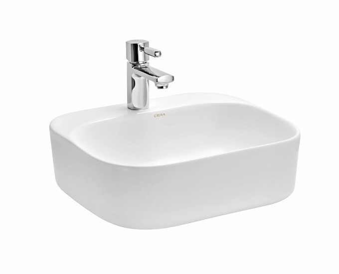 Chaser 460 x 400 x 140 mm Table Top Wash Basin Snow White -S2020168