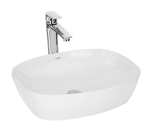 Ashley 480 x 375 x 130 mm Table Top Wash Basin White - WAL0302SW