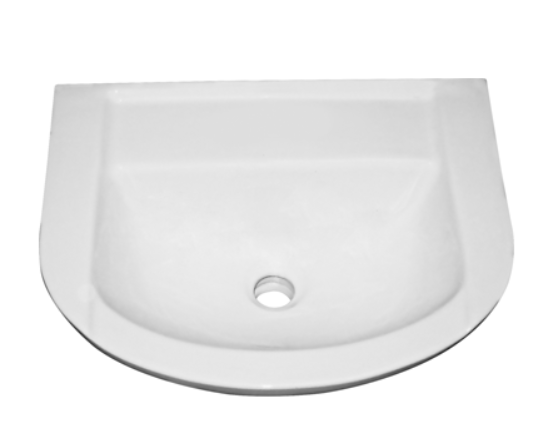 Alps 470 x 360 x 190 mm Wall Hung Wash Basin White- WAP0602SW