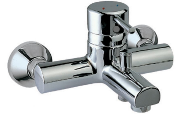 Single Lever Bath and Shower Mixer with Provision of Hand Shower Chrome Finish FLR-5123