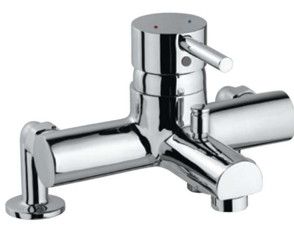 Single Lever Bath Tub Mixer Chrome Finish FLR-5133