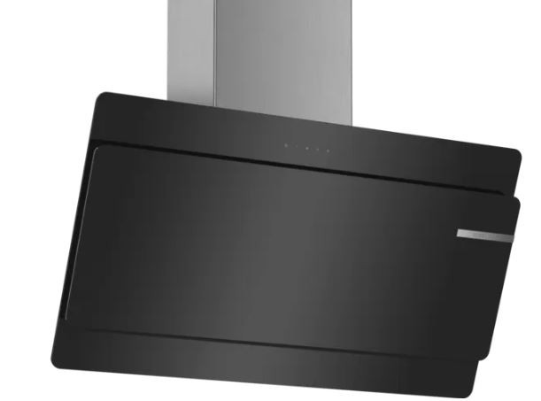 Angled Flow Kitchen Chimney with Size 90cm and 800M3/Hr - Black DWK098G60I