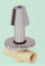 20 mm C-PVC Concealed Valve (Quarter Turn) with Short Body Triangle NC2P1CVSQT2I