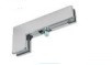 Corner 'L' Patch with Pivot - Brushed Steel – DPF1-04