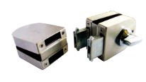12 mm Openable Glass Door Lock - Glass to Glass-SS304 Knob - Brushed Steel – OGDL2-GG (Set)