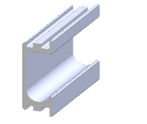 Square End Cap 3012 (Pair) - CG Finish - EC 3012 S