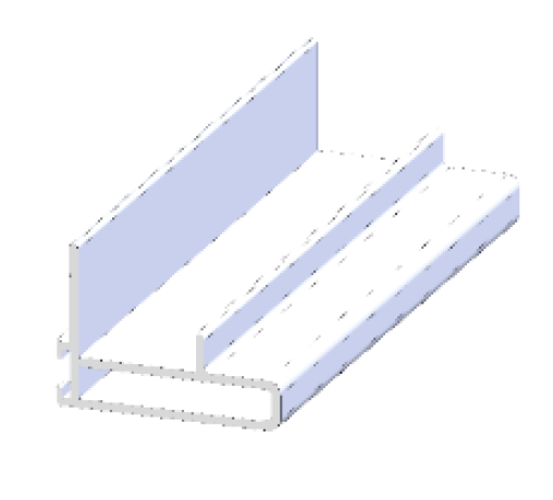 19 mm Aluminium Profile Handle for Wardrobe Sliding2 (3 Meters) - Special Finish - WS2-H19-3M-SF