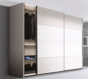 Hi Slide Topper for 3 Doors - Zinc White Finish - HST20-25-503