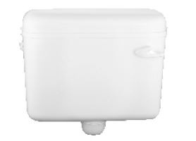 Euromix Flushing Cistern with Bend White EUROMIX-EUR-688