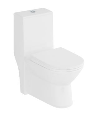 Athens S Trap (30 cm) One Piece Water Closet Pastel 92511 (Italian Collection)