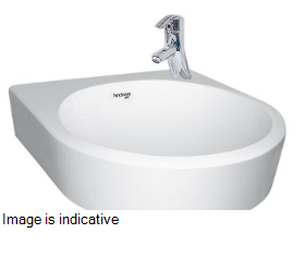 Malibu 360 x 380 mm Wall Hung Wash Basin Pastel -10097