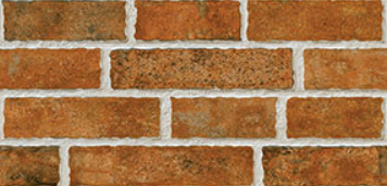 300 X 600 mm Brik Red Glazed Vitrified Wall Tile - Stone Finish
