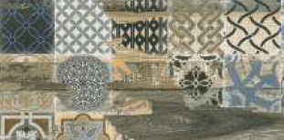 300 X 600 mm Blendwood Glazed Vitrified Wall Tile - Decor Sparkle Finish