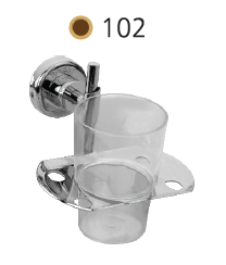 Tooth Brush Holder - Chrome Finish 102