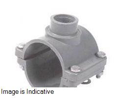 140 X 20 mm Pressure uPVC Service Saddle (6 kgf) M092064276