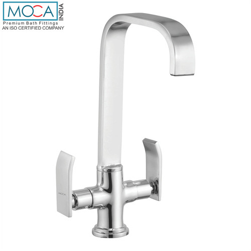 Central Hole Basin Mixer Chrome Finish - AR 1514
