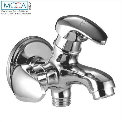 2 Way Bib Cock with Flange Chrome Finish - SL 1109
