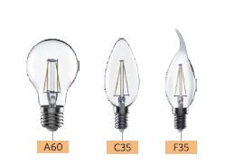 2 W C35 Candle Filament Bulb with E14 Cap Warm White - 140059851