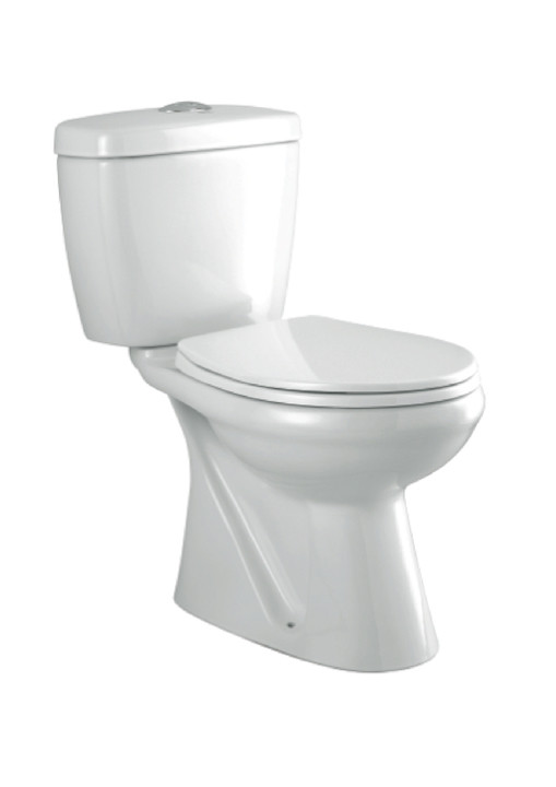 Avon N 700 x 390 x 820mm S Trap (220mm) Floor Mounted Coupled Water Closet with Soft Close Seat Cover White - C0292