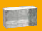 4 Module Metal Flush Mounting Box - 6890 09
