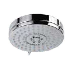 Head Shower Triple Flow Round Chrome Finish - ALD - 493