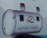 60cm Dia 250 cm x 70 cm Concrete Cylindrical Septic Tank 850 Litre