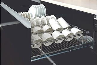 834 x 505 x 200 mm - Right Angle Modular Basket - SS 304 - RAM 33-20-8