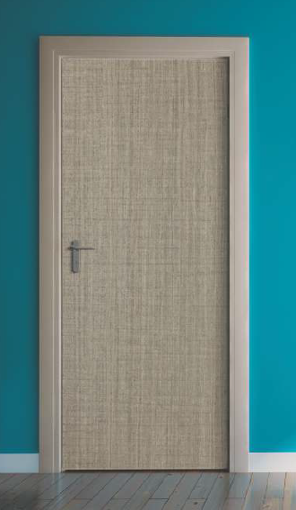 69 cm X 206 cm 30 mm Thickness Fibre Grey Pre Laminated HDHMR Door 3453