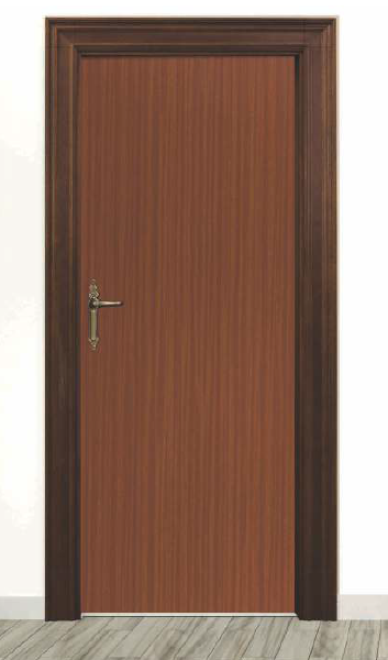 69 cm X 213 cm 32 mm Thickness Sapelli Pre Laminated HDHMR Door 3015