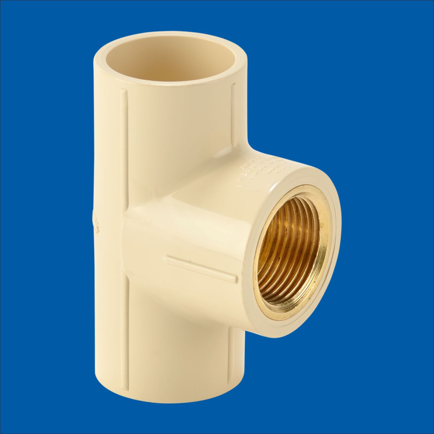 25 mm X 25 mm X 20 mm C-PVC Brass Female Threaded Tee M512110316