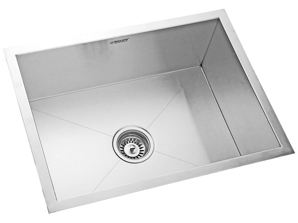 610 mm x 460 mm Stateline SB 2418 Stainless Steel 
Single Bowl 
 Handmade Sink- Matt Finish NK SL SB5 M