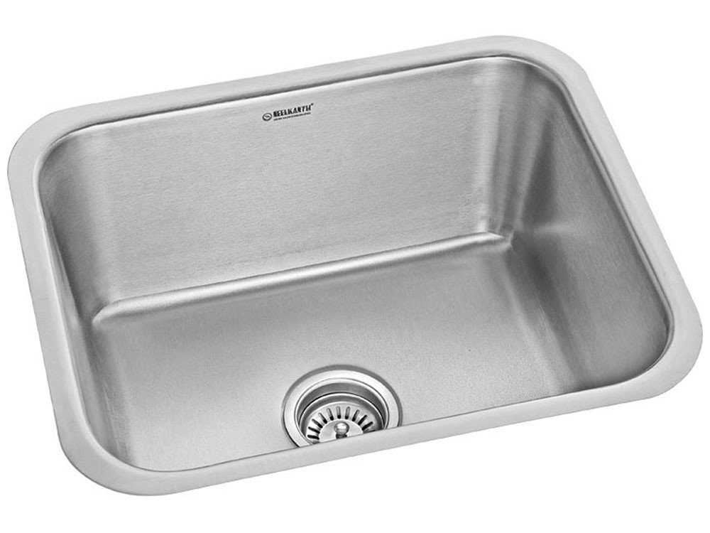 560 mm x 460 mm Undermount NUH 2218 XD Stainless Steel 
Single Bowl 
 Sink- Matt Finish NK SB7 M