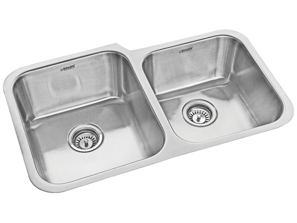 813 mm x 510 mm 
Undermount NUH 3220 Stainless Steel 
Double Bowl
 Sink- Matt Finish NK DB6 M