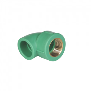 50 x 40 mm PPR Female Threaded Elbow 90 Degree (Brass Threaded) PN 25 MG2P2FTE051I