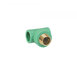 32 x 20 mm PPR Male Threaded Tee (Brass Threaded) PN 25 MG2P2MTT032I