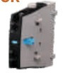 MO 140 – 300 Accessories - Add-on Auxiliary Contact Block, 1NO + 1NC CS95033