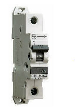 0.5A Single Pole D Curve MCB - White AU10S10E53CD 0.5A Single Pole D Curve MCB - White AU10S10E53CD