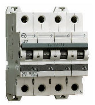 20A TPN C Curve MCB - White AU10ST0203C