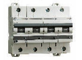 125A Four Pole C Curve MCB - White AU15S41253C