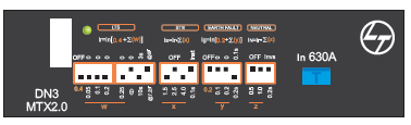 63 - 160A Three Pole DN2-250D MCCB with Microprocessor Release MTX2.0 CM92074OOOOAG