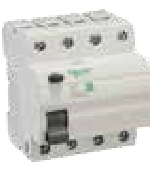 25A Four Pole RCCB - White EZ9R35425