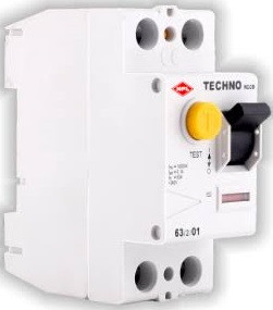 63A 300mA Double Pole RCCB - Grey 63DP300mA
