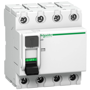 40 A 100 mA Four Pole RCCB White - A9N16255